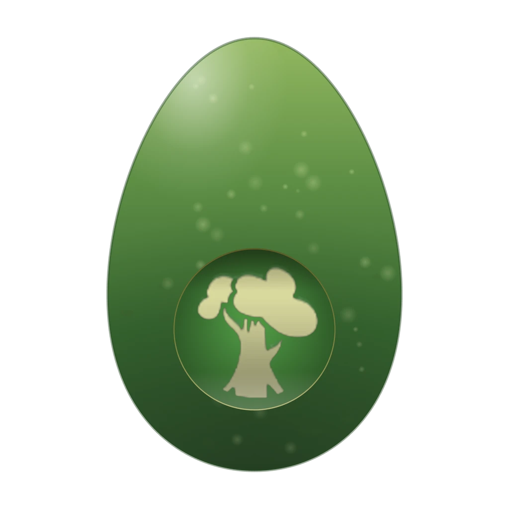 Forest habitat egg