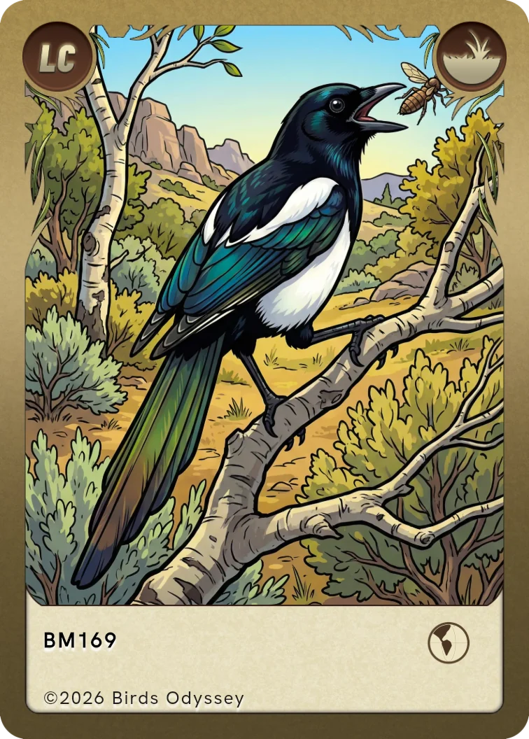 Hudsonelster Sammelkarte aus Birdey
